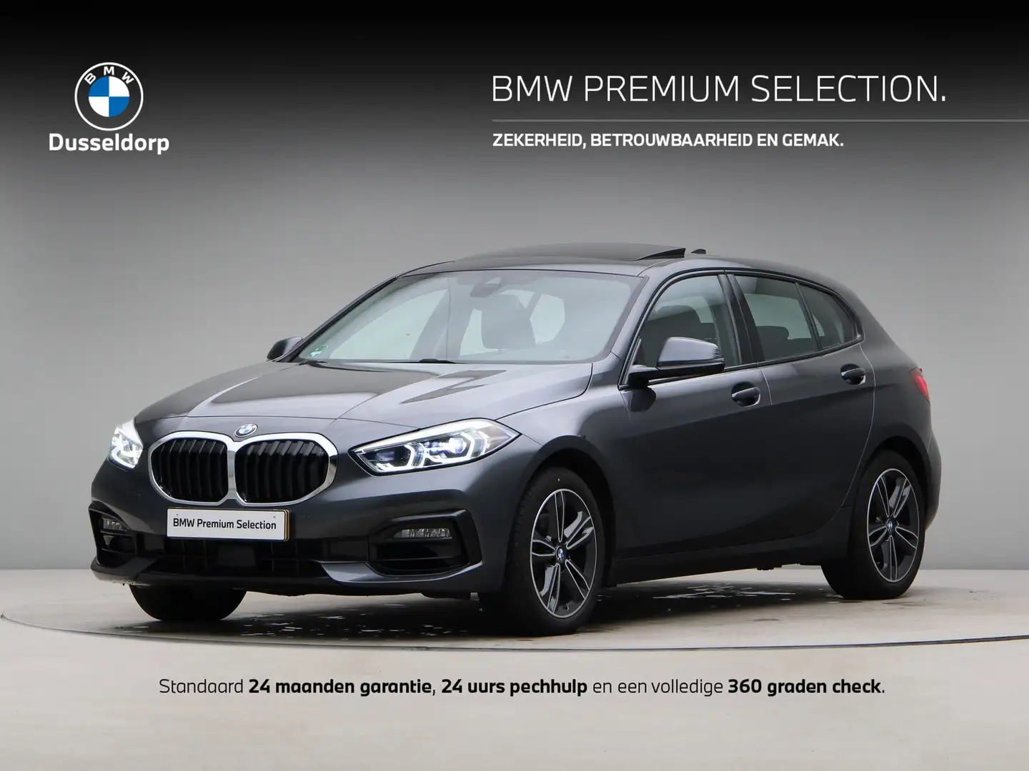 BMW 118 1 Serie 118i High Executive Grijs - 1