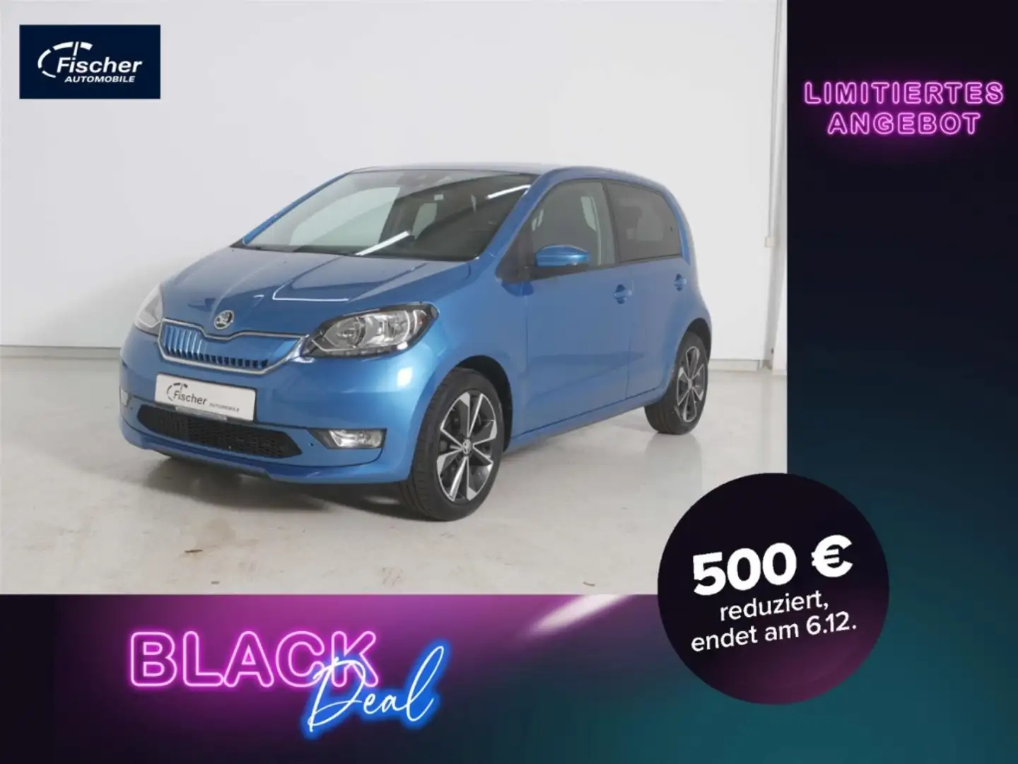 Skoda Citigo Best of electric 32,3 kWh Alu/GRA Blau - 1