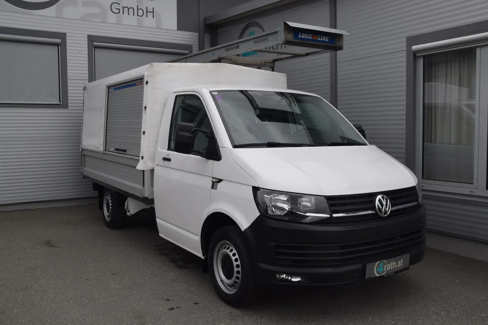 Volkswagen T6 Transporter Pritsche LR 2,0 TDI AHK / NETTO: 19.150 € Weiß - 1