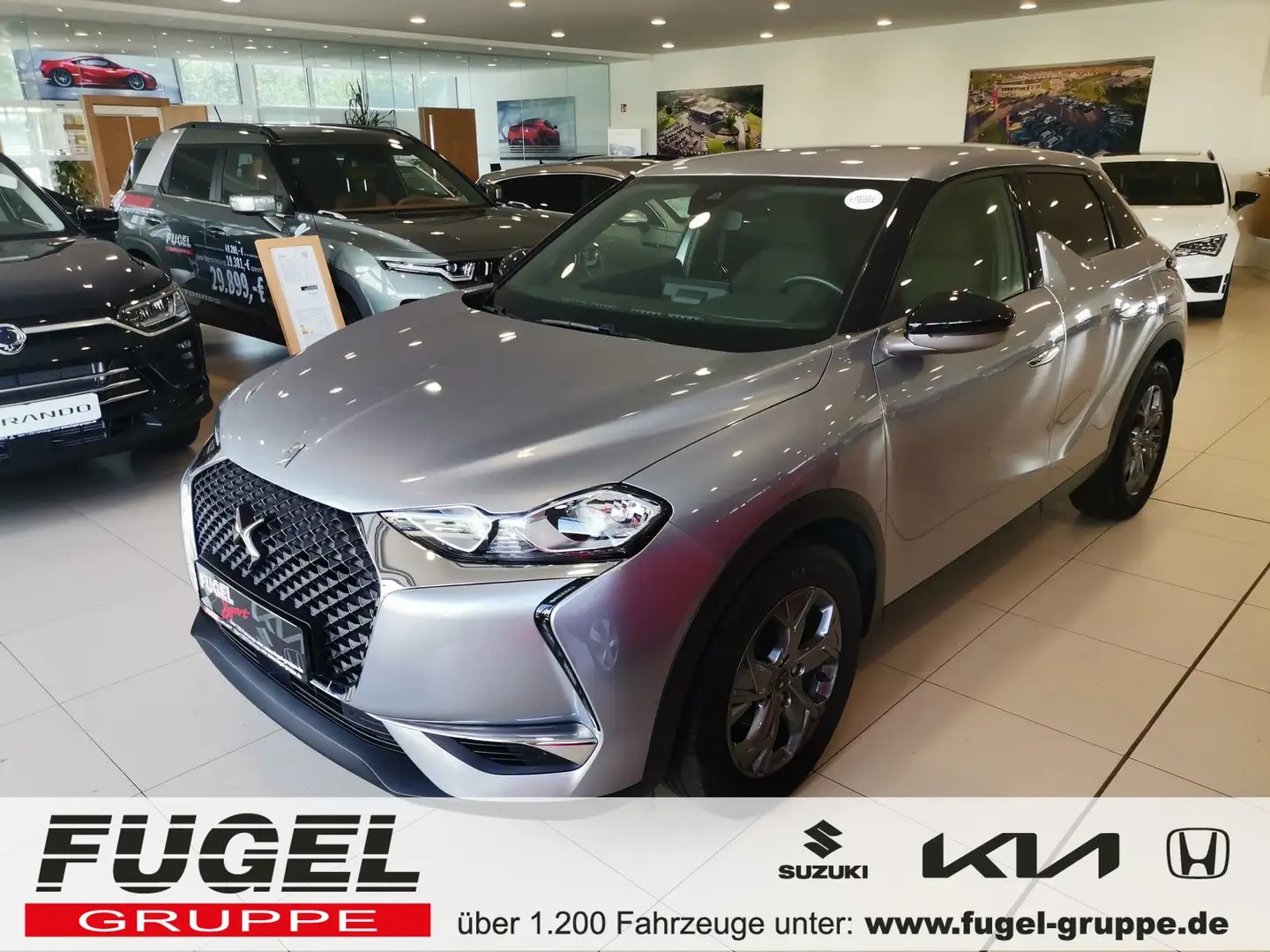 DS Automobiles DS 3 Crossback 1.2 Bastille Navi|Klimaaut.|PDC Grau - 1