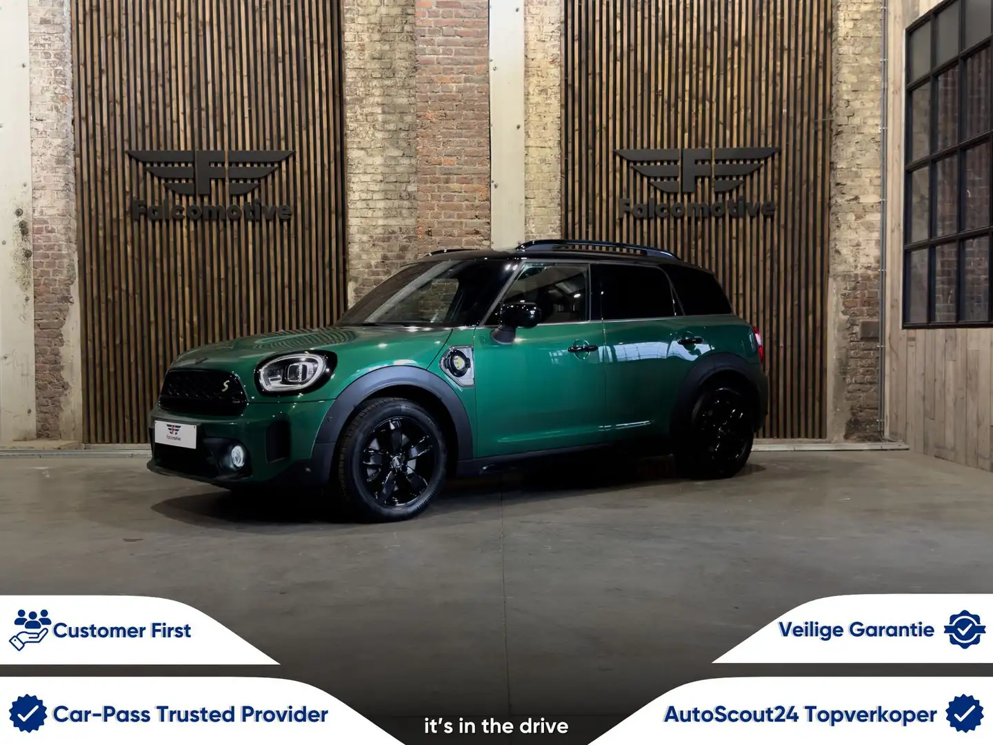 MINI Cooper SE Countryman PHEV*ALL4*PANODAK*ADAP.-CRUISE*FACELIFT* zelena - 1