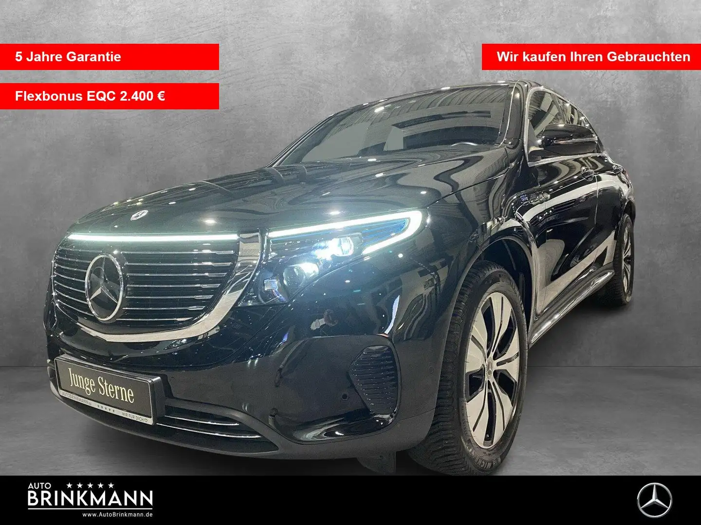 Mercedes-Benz EQC 400 EQC 400 4MATIC AHK/SHD/MBUX/NAVI/KAMERA Schwarz - 1