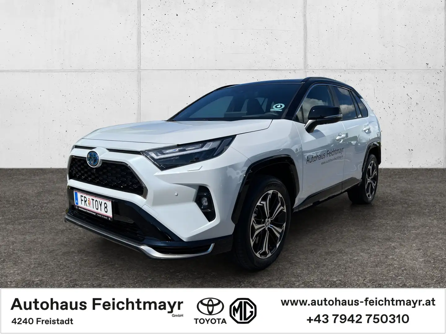 Toyota RAV 4 2,5 Plug-In 4WD Style 5t. Weiß - 1