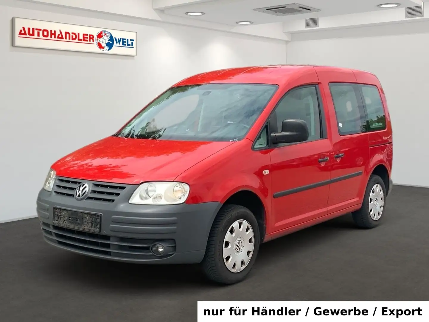 Volkswagen Caddy Kombi 1.4 16V Life Dual-AAC AHK Rot - 1