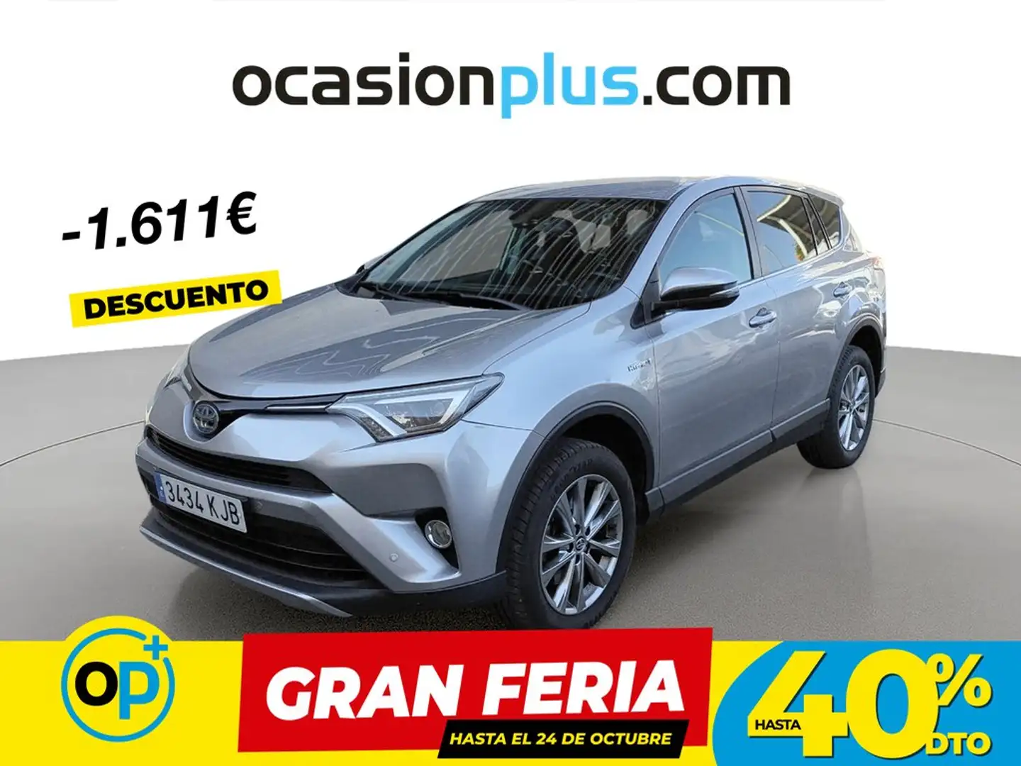 Toyota RAV4 2.5 hybrid 2WD Advance Gris - 1