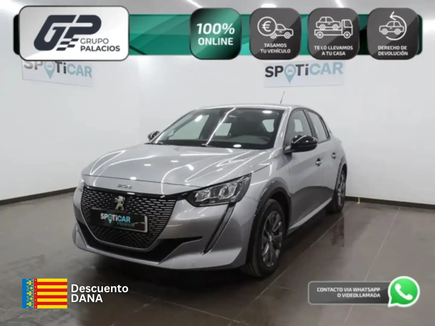 Peugeot 208 Allure Pack Eléctrico 100kW Gris - 1