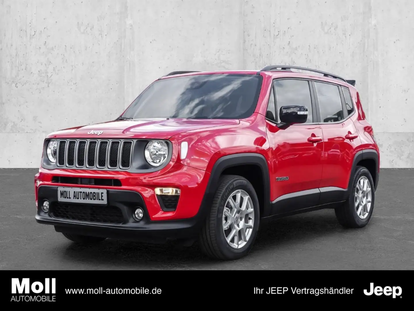 Jeep Renegade E-HYBRID - LIMITED - WINTERPAKET Piros - 1