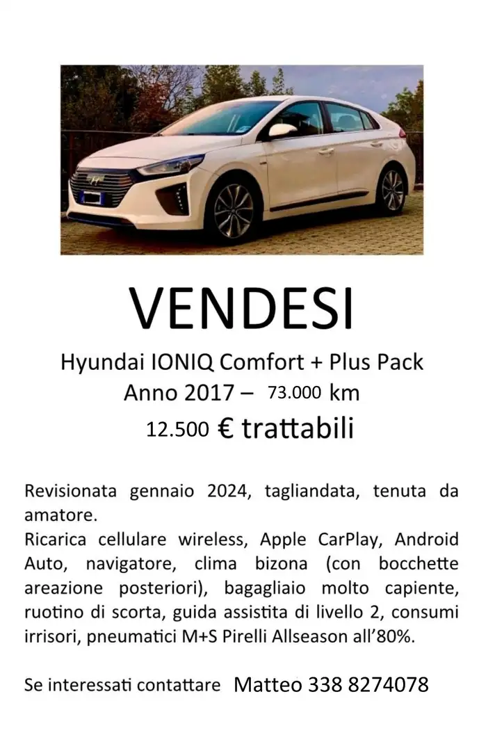 Hyundai IONIQ 1.6 hybrid Comfort Plus Pack 6dct - 1