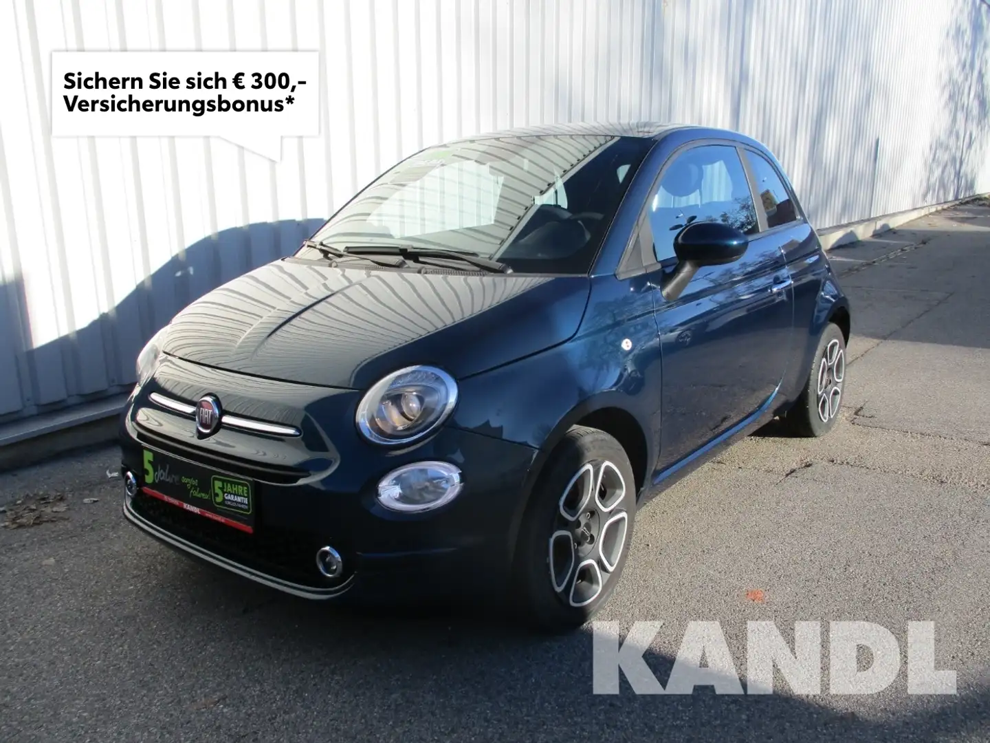 Fiat 500 FireFly Hybrid 70 Club KlimaA+PDC Blau - 1