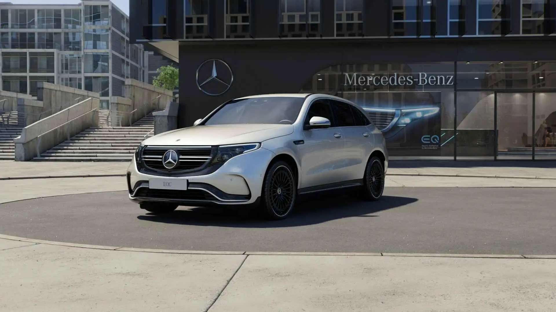 Mercedes-Benz EQC 400 4MATIC AMG Line 80 kWh Weiß - 1