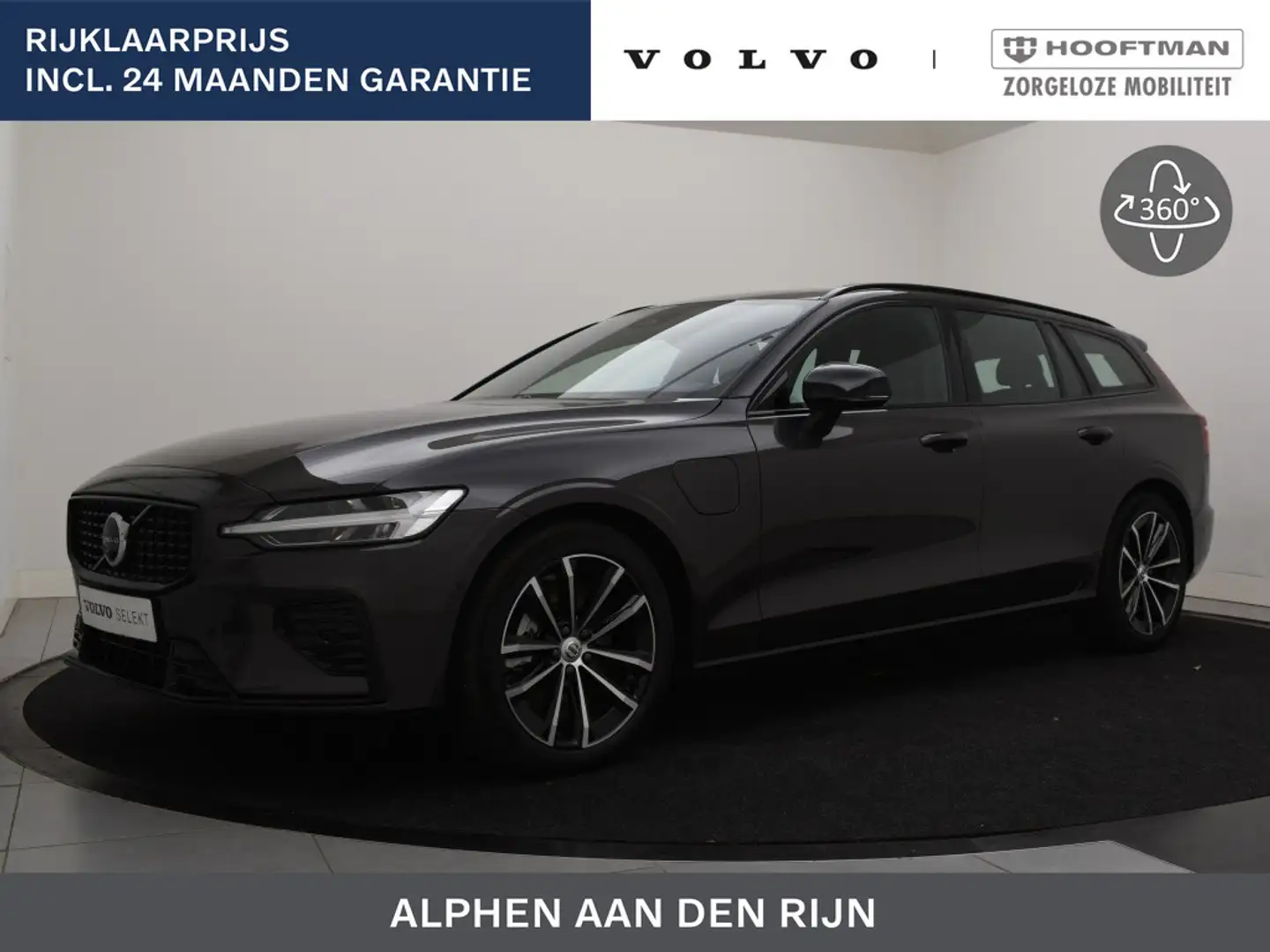 Volvo V60 T6 PLUG-IN HYBRID PLUS DARK 360GR CAM LEDER GOOGLE Gris - 1