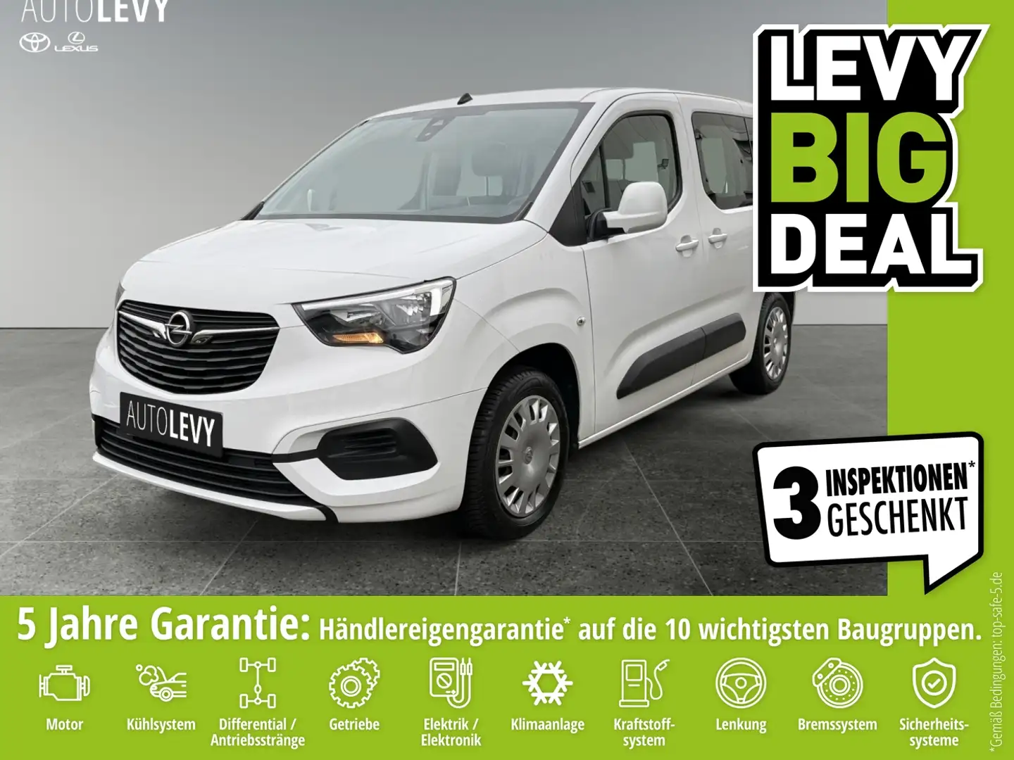 Opel Combo Life E 1.5 D Edition Weiß - 1
