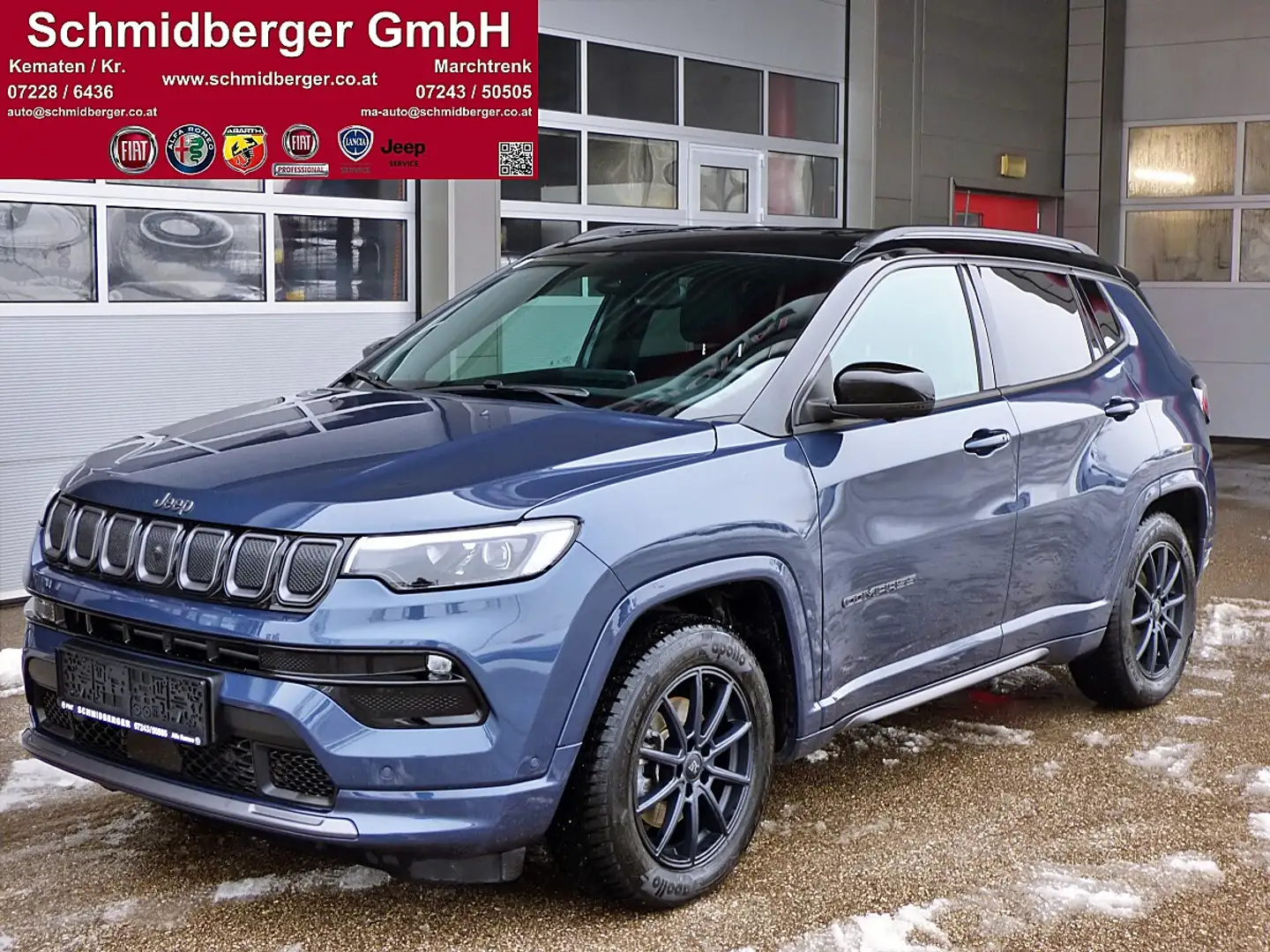Jeep Compass 1.6 Multijet S FWD 6MT 8-fach bereift/AHK Bleu - 1