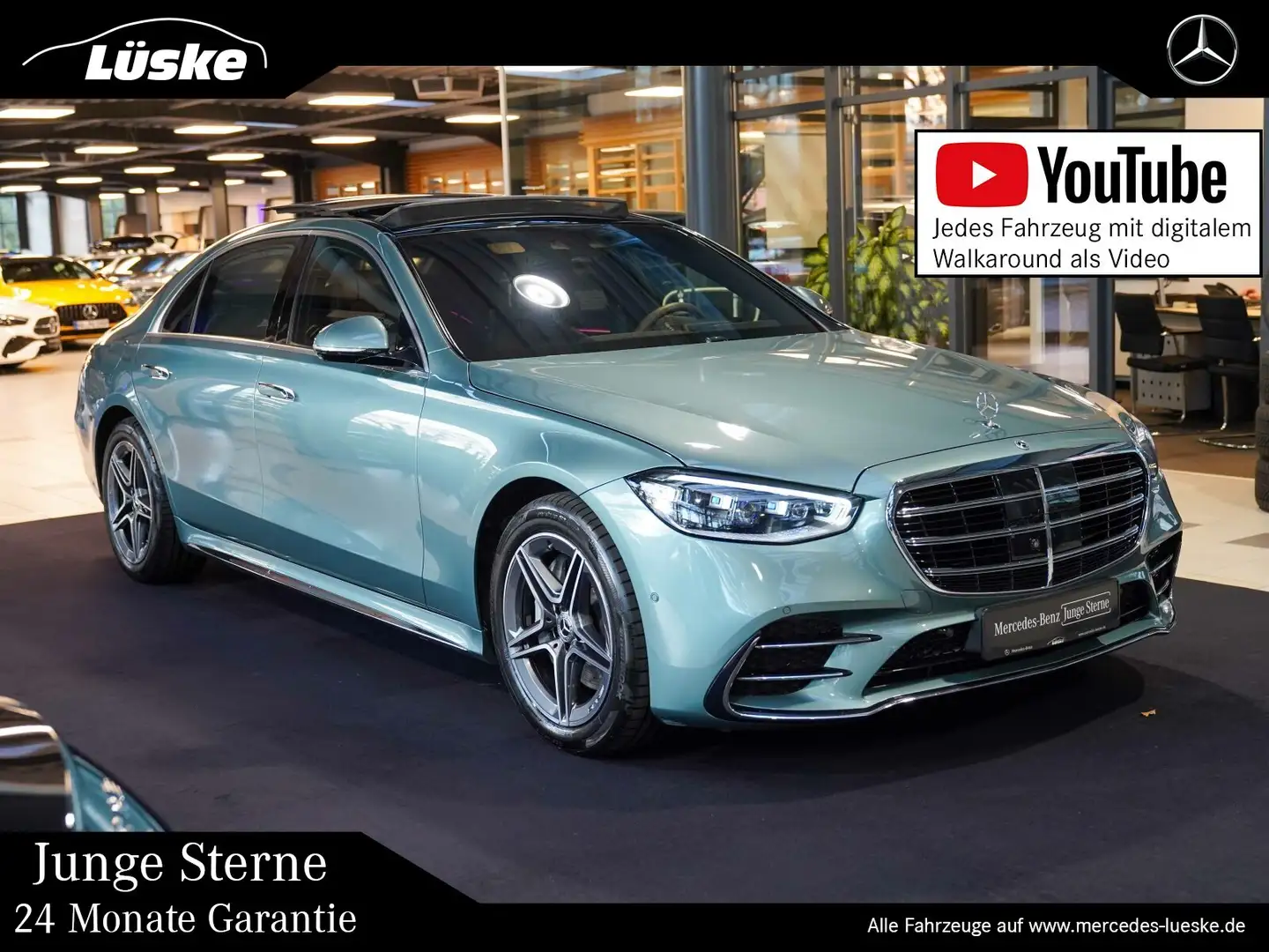 Mercedes-Benz S 500 S 500 4M L AMG Line MANUFAKTUR nussbraun Exklusi Argent - 1