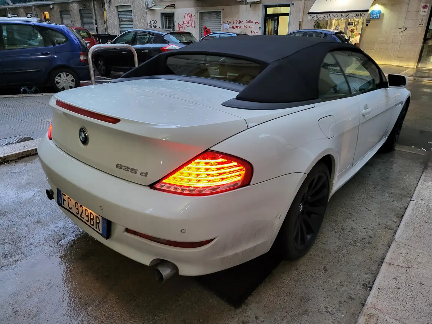 BMW 635 635d Cabrio auto Bianco - 2