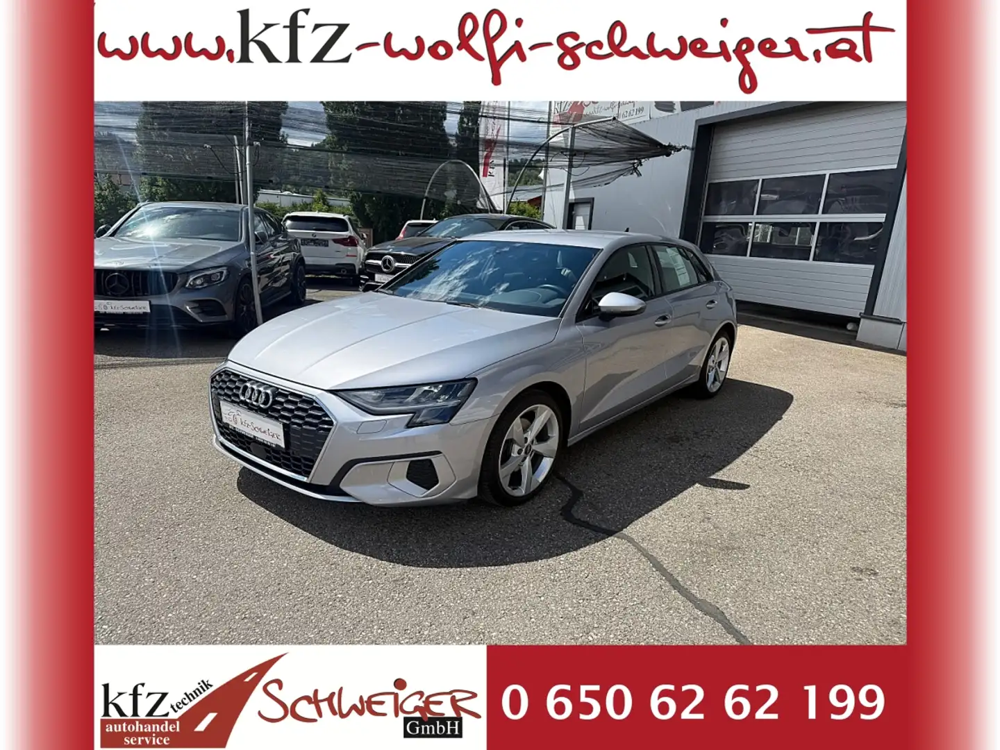 Audi A3 35 2.0 TDI advanced (EURO 6d-TEMP) Silber - 1