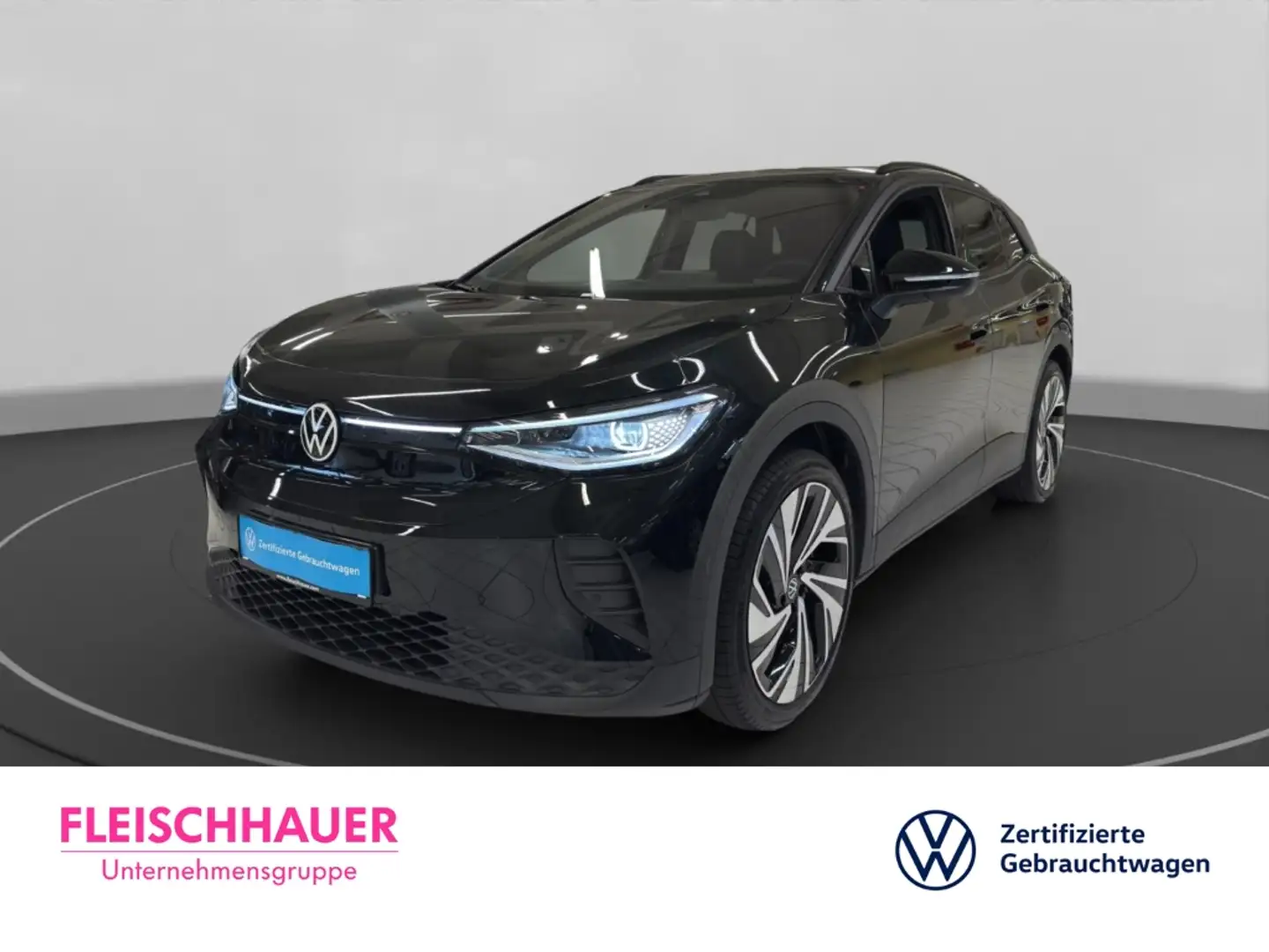 Volkswagen ID.4 Pro Matrix+Navi+AHK+HUD+H&K+21''+360°+Wärmepumpe Schwarz - 1