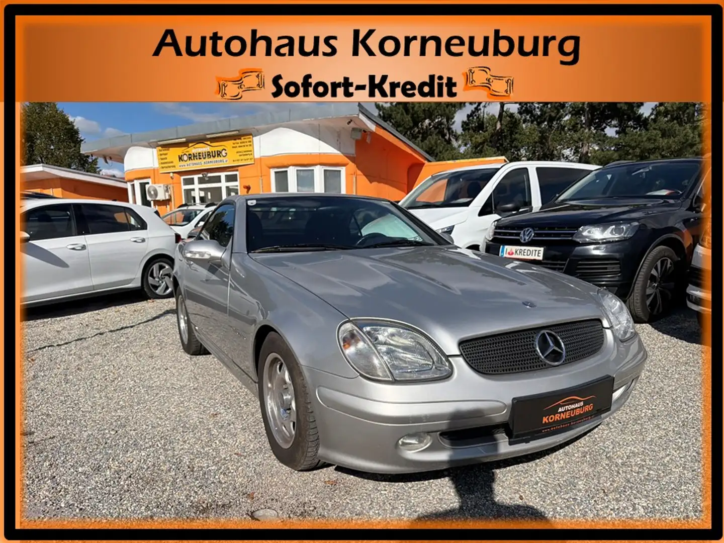 Mercedes-Benz SLK 200 Kompressor Aut. mit nur 70.600 km *CABRIO* Silber - 1