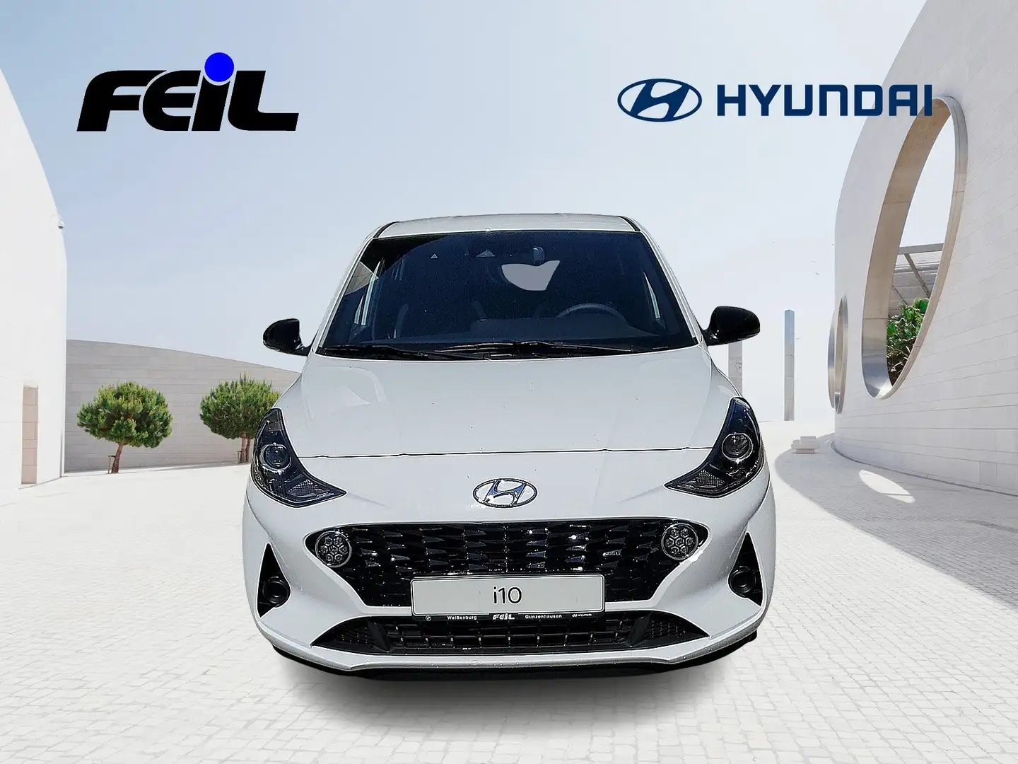 Hyundai i10 Connect & Go DAB RFK Klima PDC Biały - 2