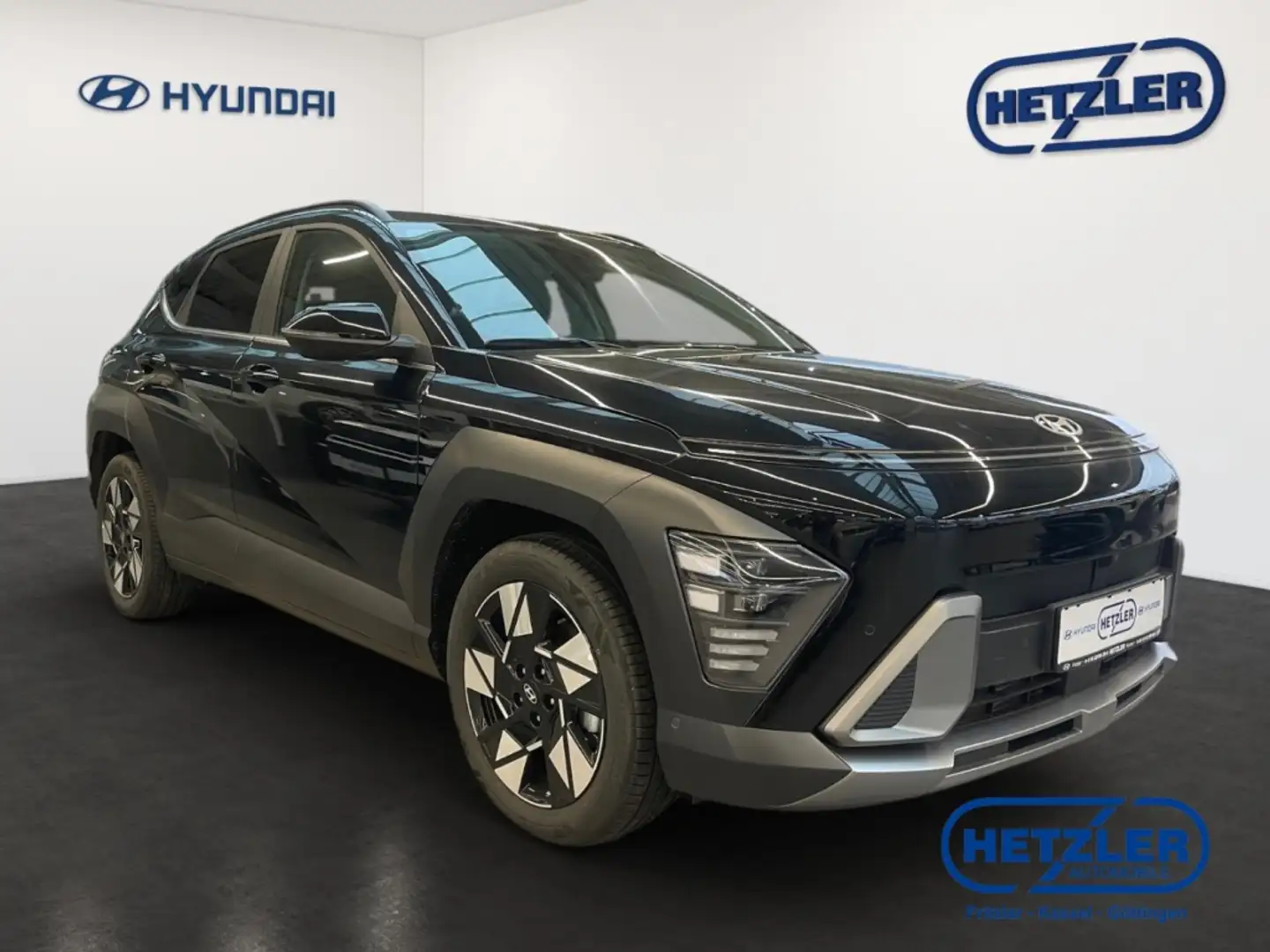 Hyundai KONA Prime 4WD 1.6 T-GDI EU6d Allrad Navi LED ACC El. H Negru - 2