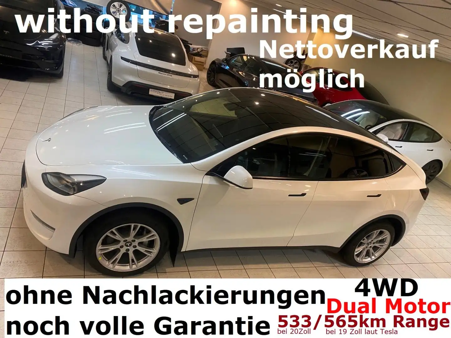 Tesla Model Y kaufe auch Tesla an+ohne Nachlackierung+ Fehér - 1