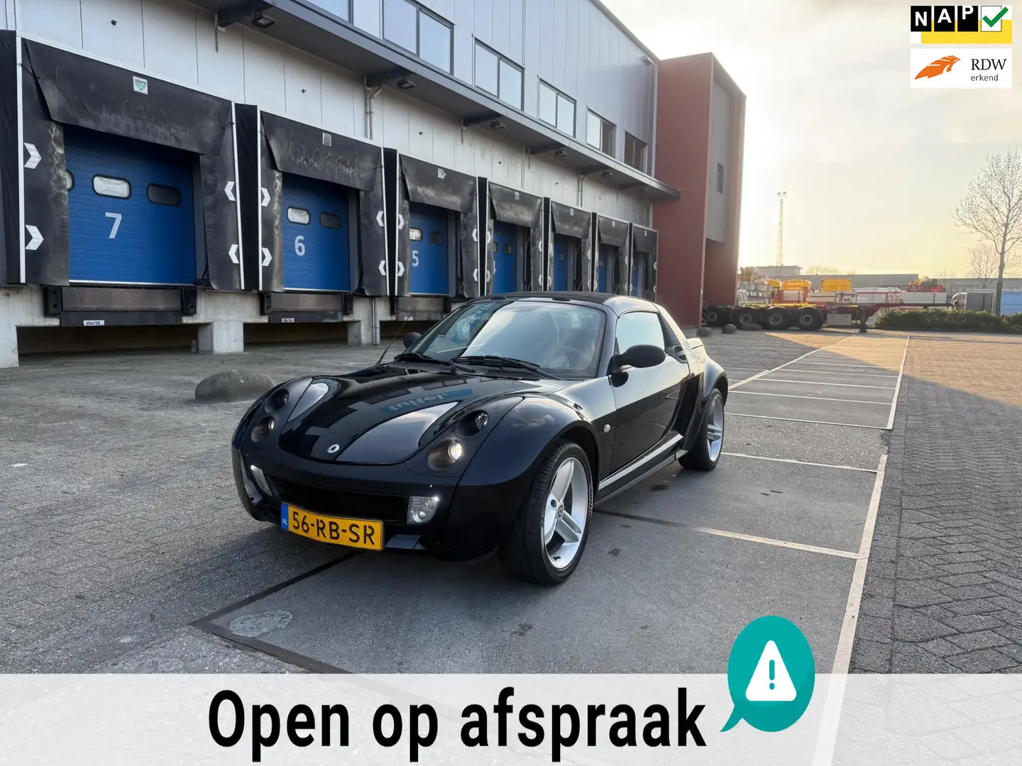 smart roadster 0.7 AUT/AIRCO/NAP/XENON/16 INCH! Чорний - 1
