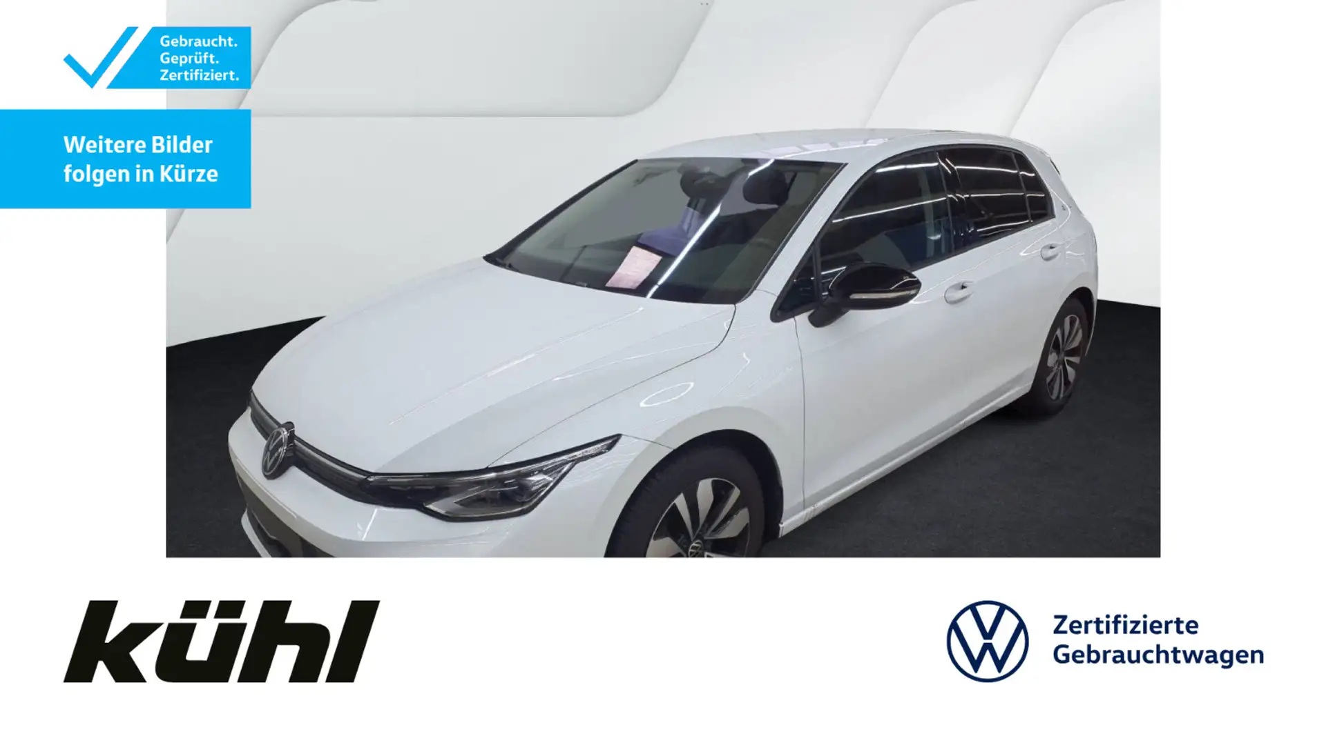 Volkswagen Golf 8 VIII 1.5 eTSI DSG Goal IQ.Light/ACC/Kamer Weiß - 1