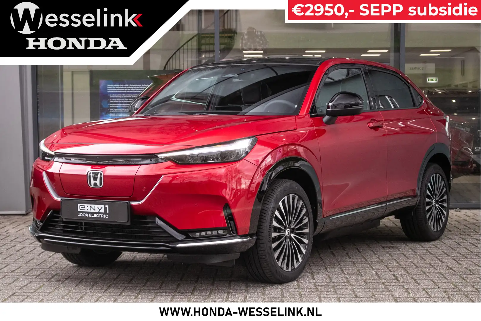 Honda e:Ny1 Limited Edition 69 kWh - Cons.prijs rijklaar | VOO Červená - 1