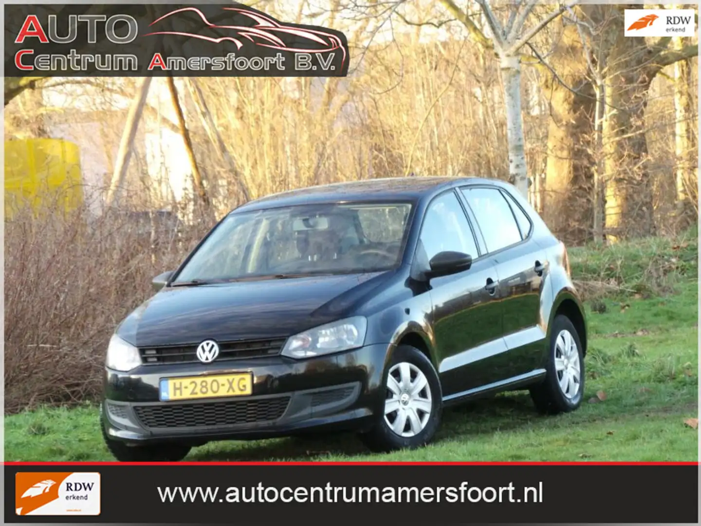 Volkswagen Polo 1.2 Easyline ( INRUIL MOGELIJK ) Schwarz - 1
