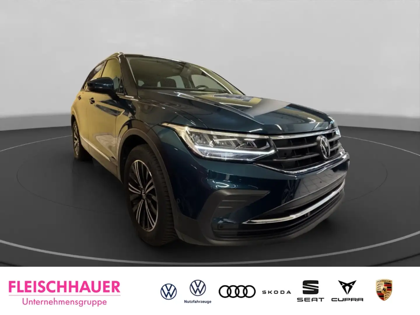 Volkswagen Tiguan Active 2.0 TDI Navi+LED+AHK+18''+Kamera+App-connec Blau - 2