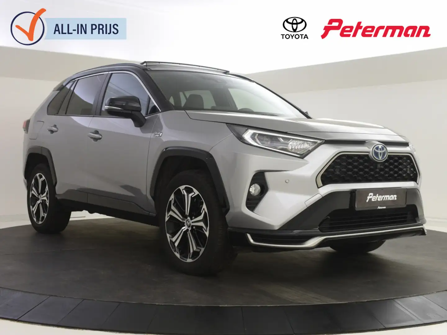 Toyota RAV 4 2.5 Plug-in Hybride Bi-Tone+ | Panoramadak | Stoel Zilver - 1