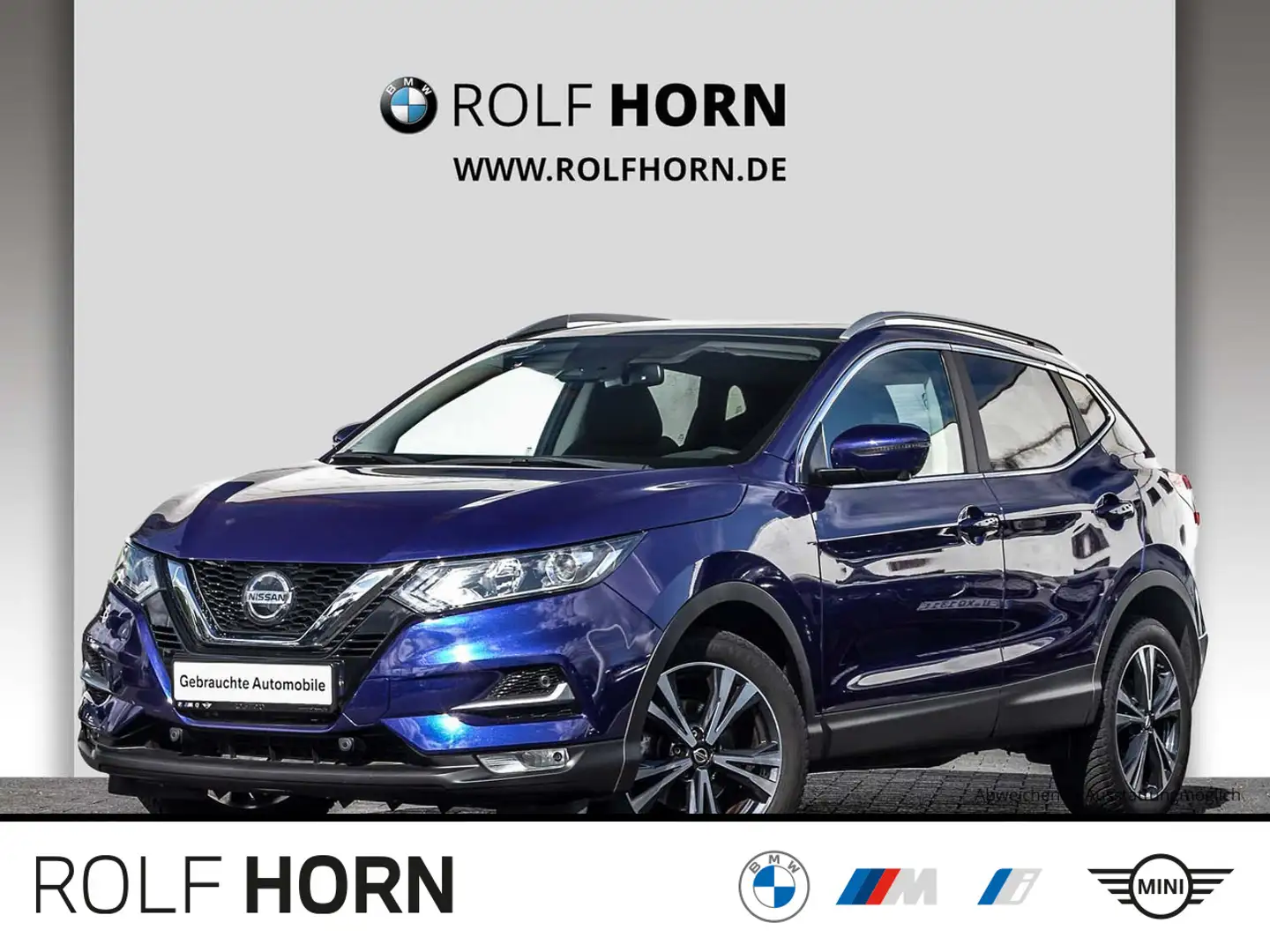 Nissan Qashqai 1.3 DIG-T Zama Automatik Navi Klima SHZ Blauw - 1