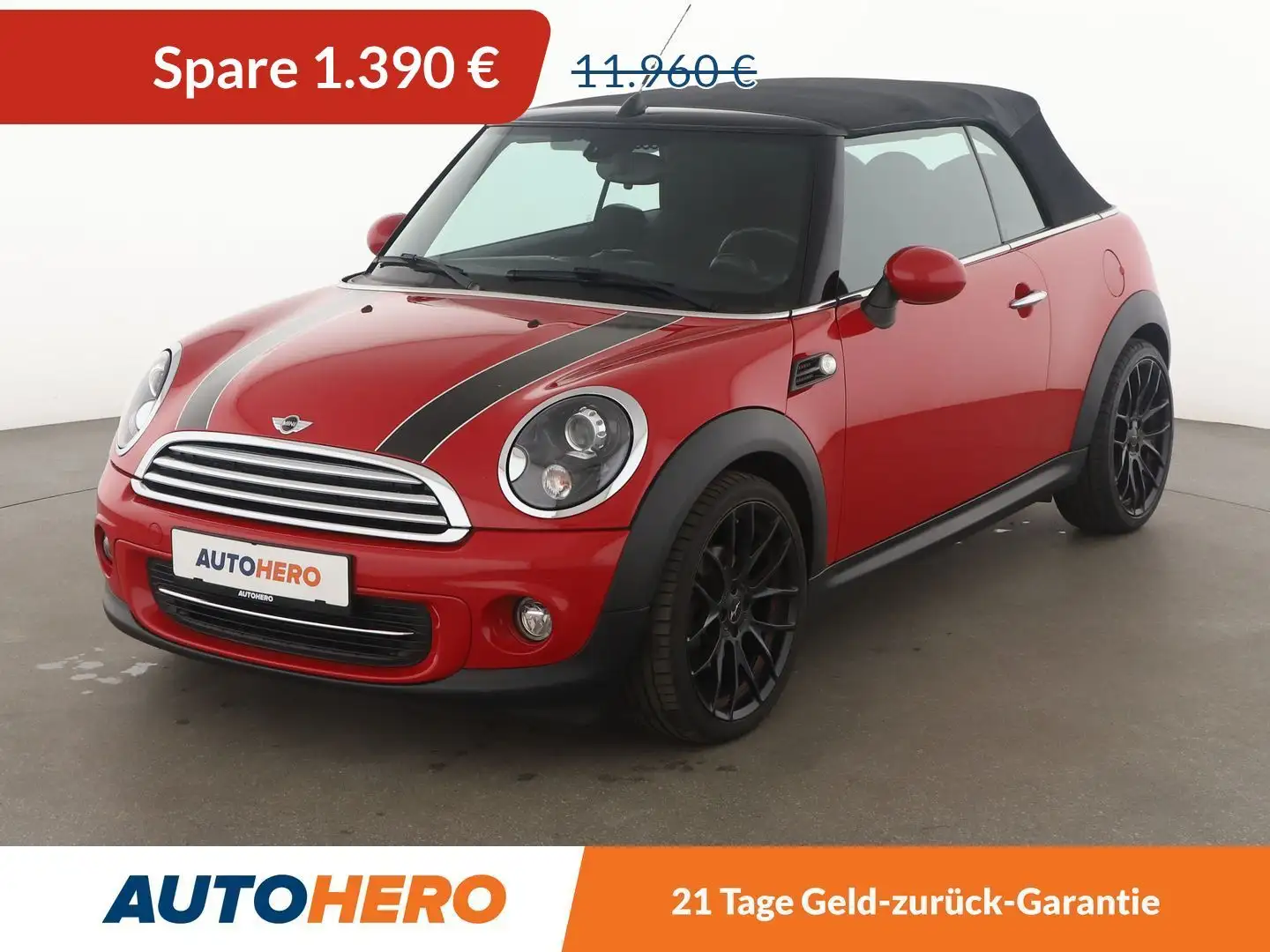 MINI Cooper Cabrio Cooper*TEMPO*PDC*SHZ*ALU*KLIMA* Rot - 1