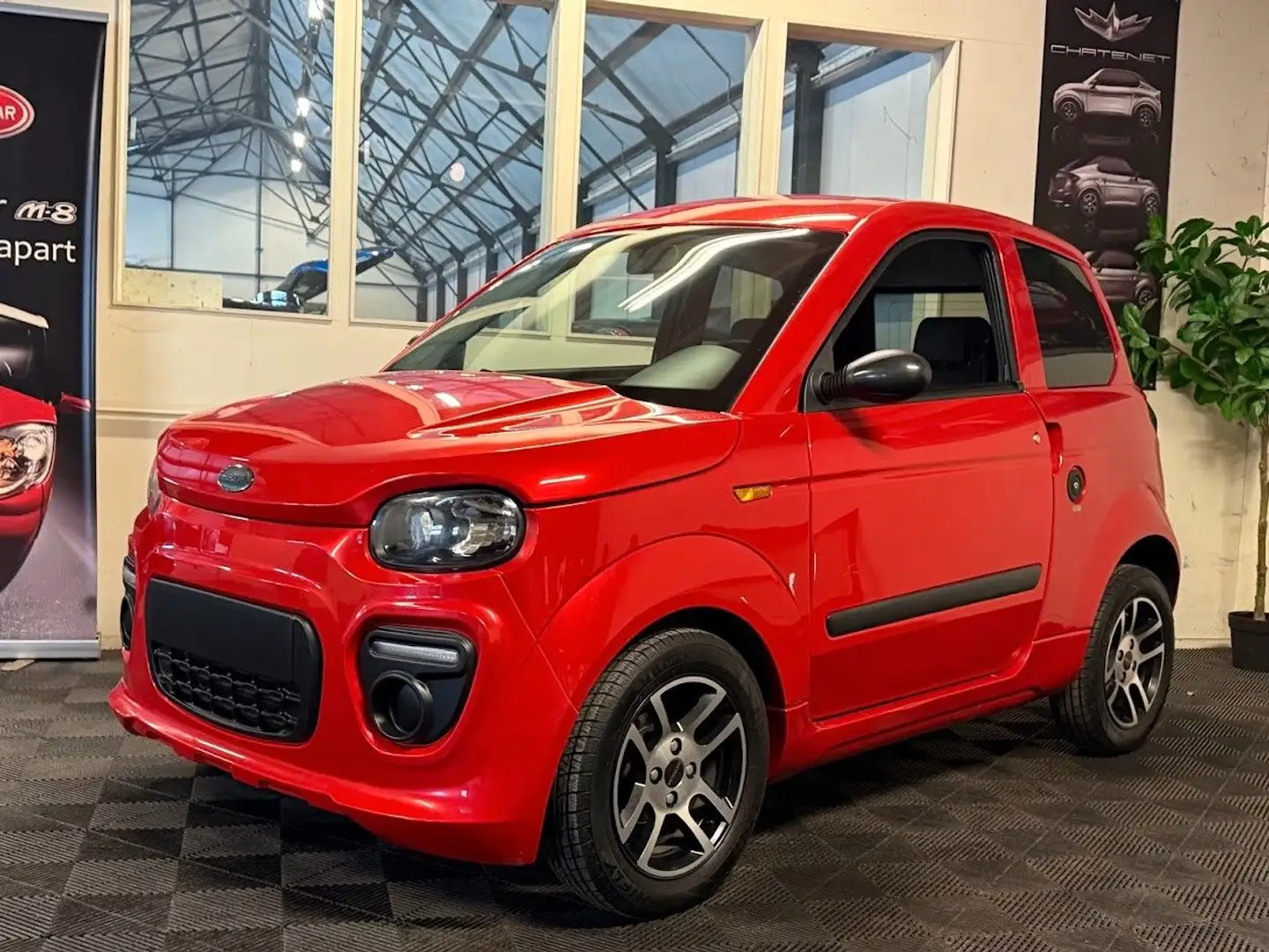 Microcar M.Go 2022 8 PS RED SPORT Mopedauto Minicar 45 KM Rot - 2