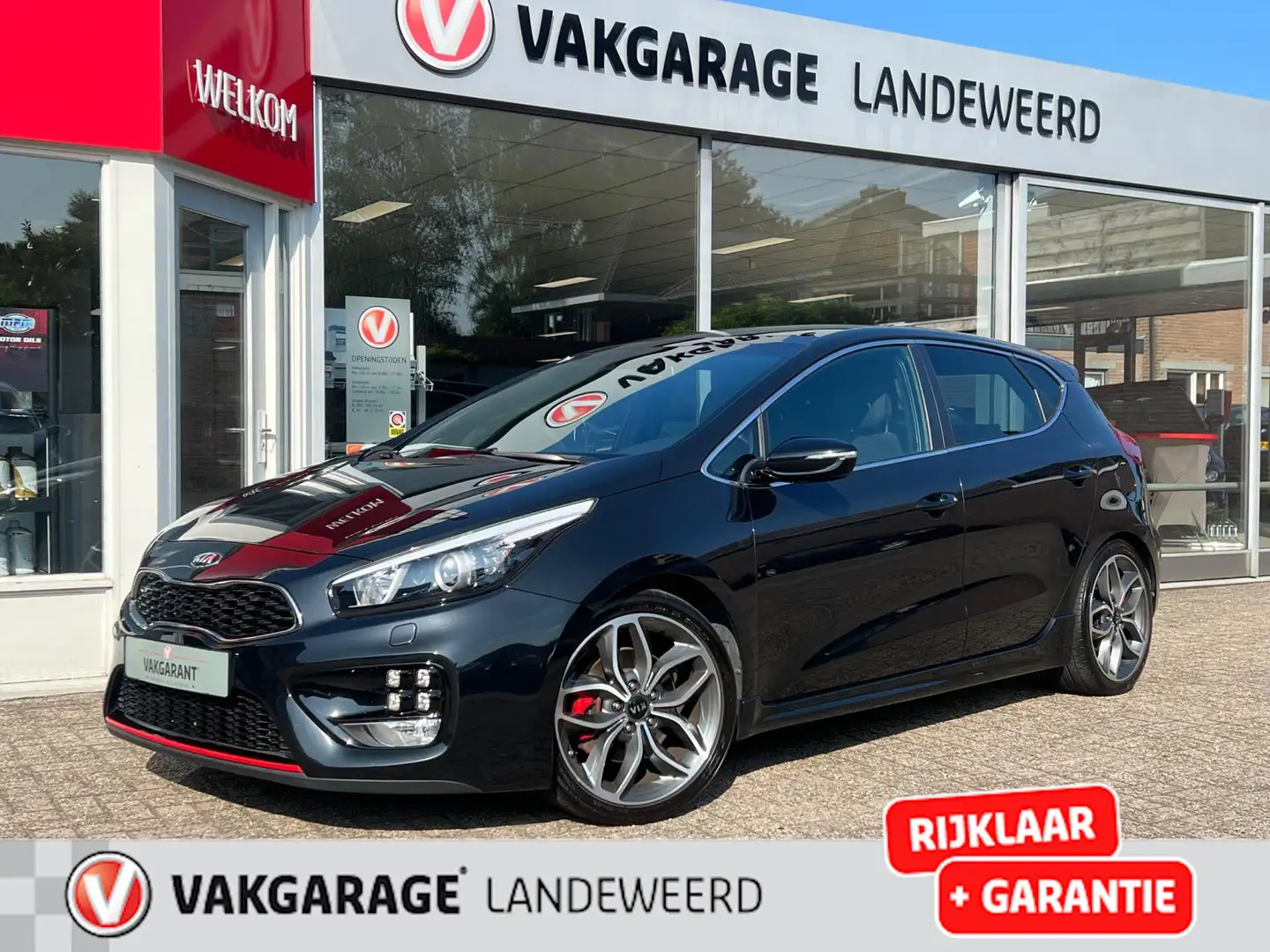 Kia Ceed / cee'd 1.6 T-GDi GT,205pk, 1e eigenaar, dealer onderhoude Nero - 1