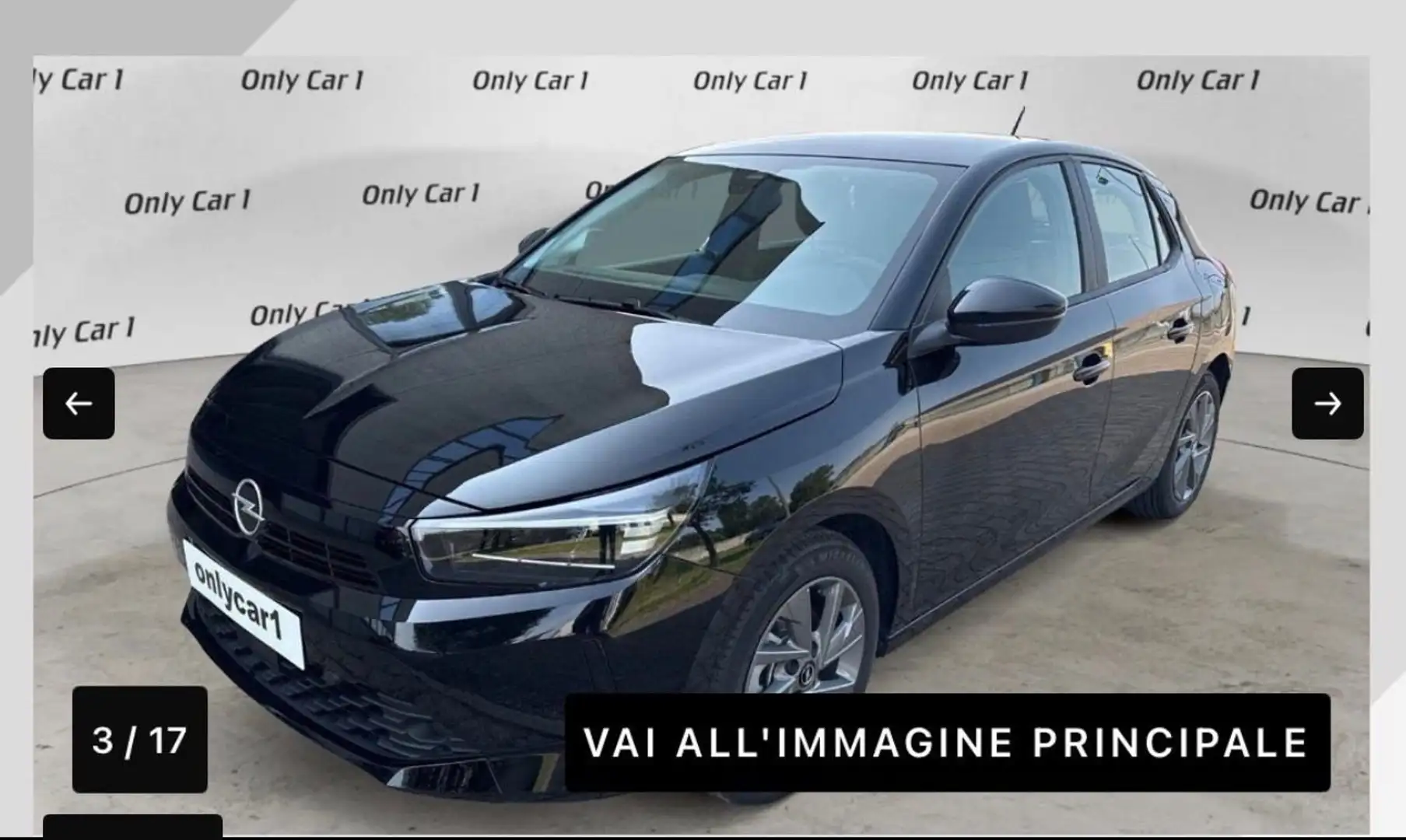 Opel Corsa Corsa 1.2 100 CV Edition Nero - 1