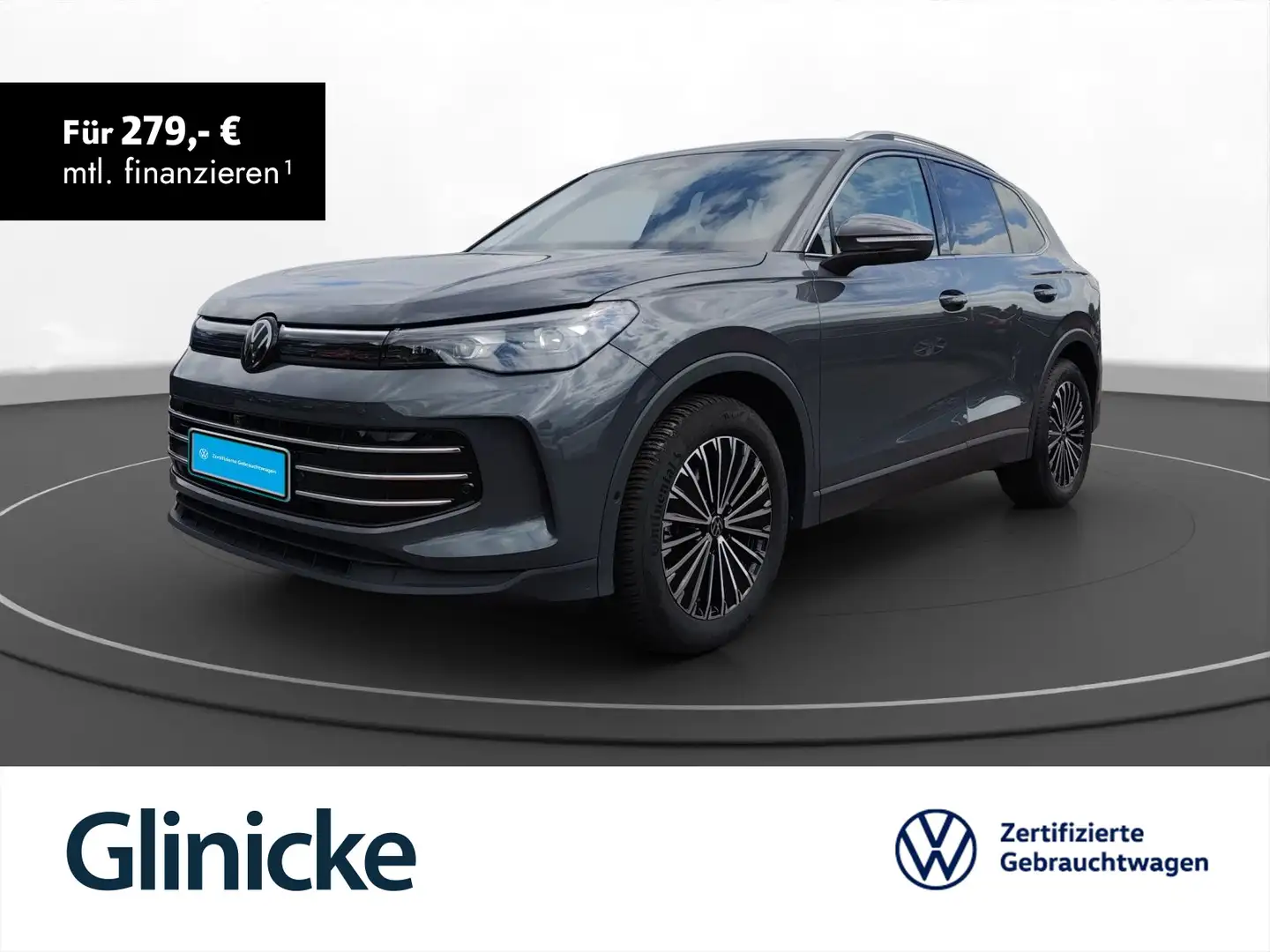 Volkswagen Tiguan 1.5 eTSI Elegance AHZV MatrixLED Massage Gris - 1