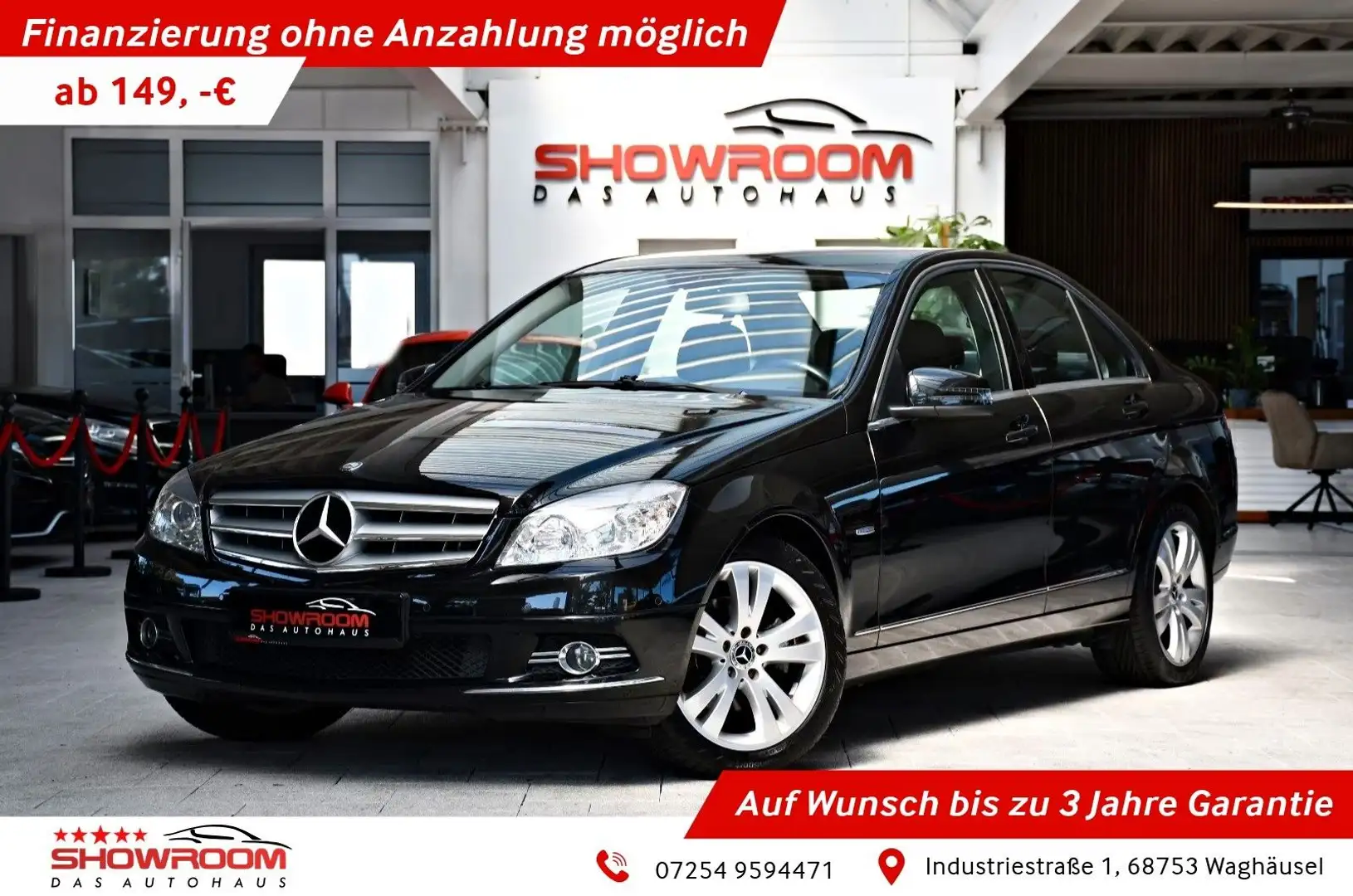 Mercedes-Benz C 200 CGI BlueEfficiency Avantgarde Automatik PDC Schwarz - 1