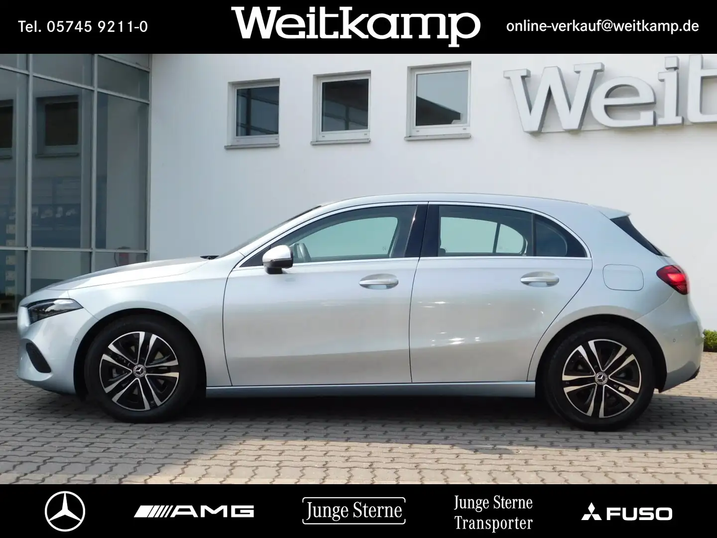 Mercedes-Benz A 200 A 200 Progressive+AHK+Memory+Distronik+Totwinkel Silber - 2
