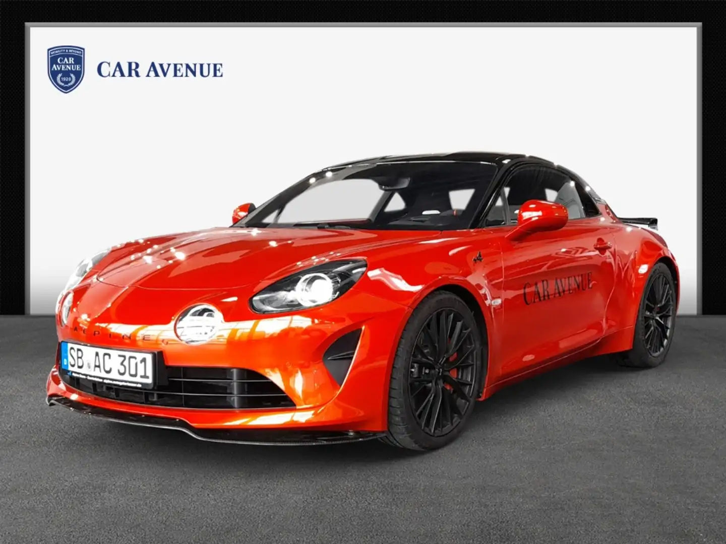 Alpine A110 A110S Aeropaket Sabelt Microfaser Focal Premium CU Orange - 1