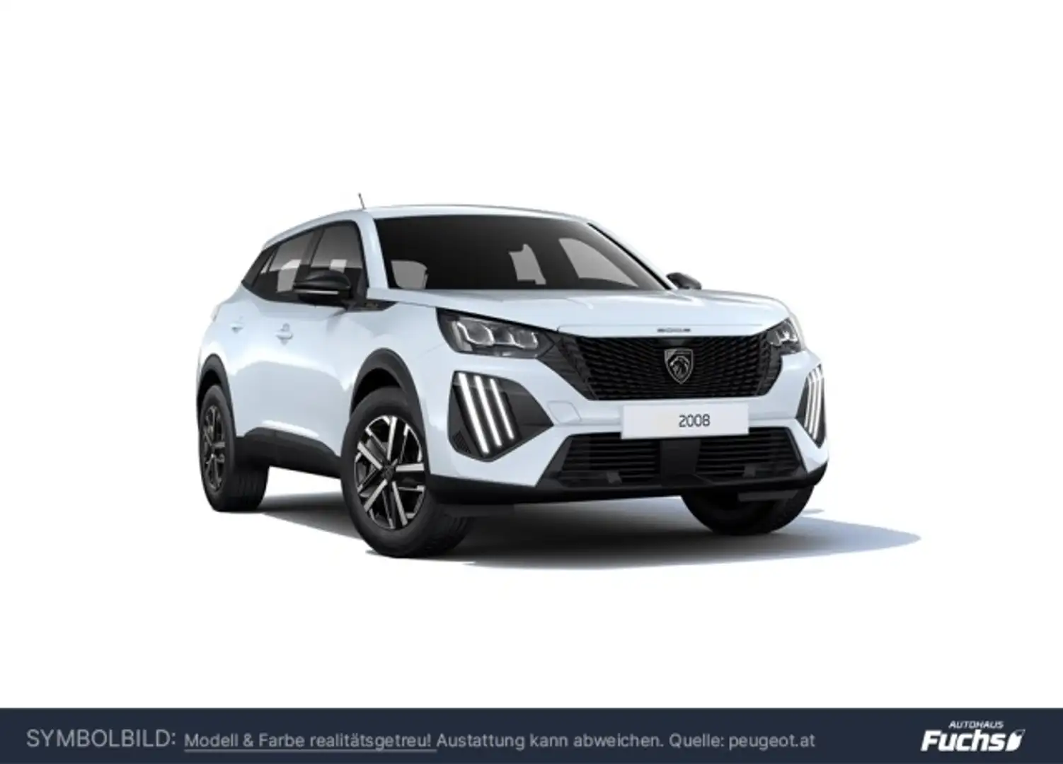 Peugeot 2008 Allure PureTech 100 Manuell Weiß - 1