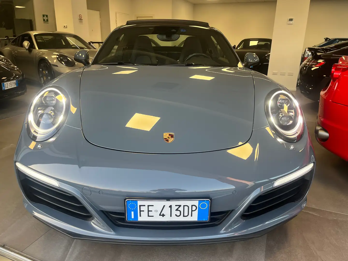 Porsche 911 991 Coupe 3.0 Carrera 4S TETTO SCARICO FULL LED siva - 2