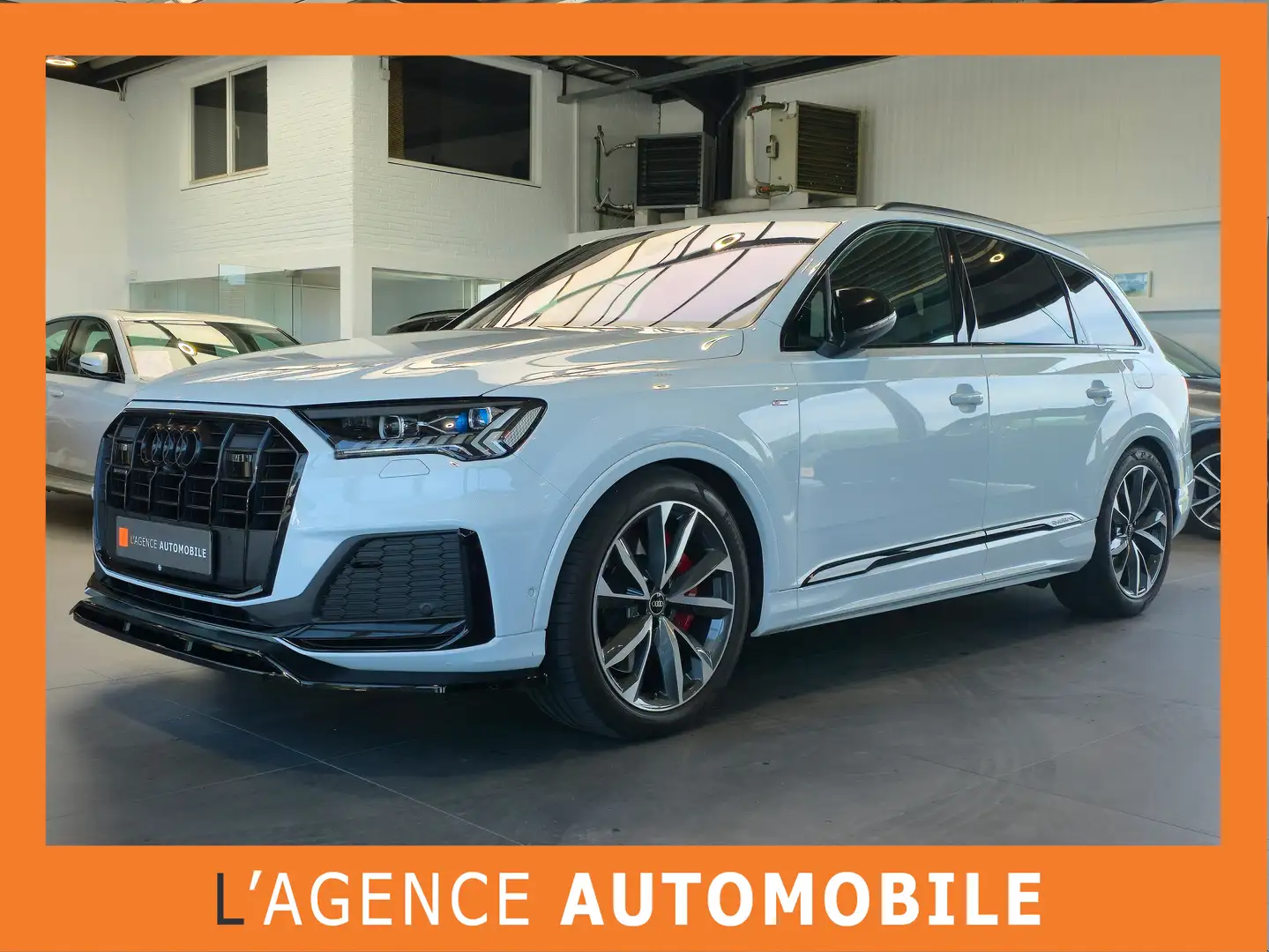 Audi Q7 PHEV 60 TFSi e Quattro S line Garantie 12M Weiß - 1