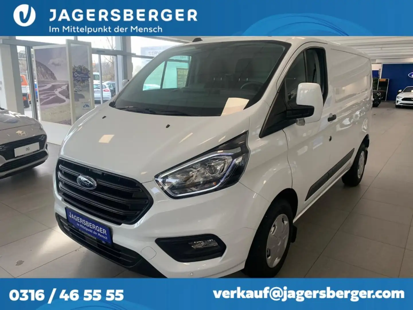 Ford Transit Custom Kasten Trend 2,0 TDCi L1H1 300 Weiß - 1