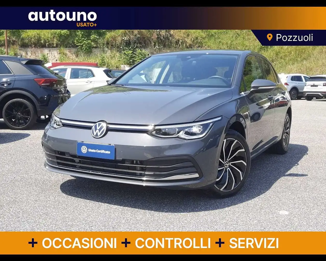 Volkswagen Golf VIII 2020 Golf 1.4 tsi ehybrid Style 204cv dsg Grigio - 1