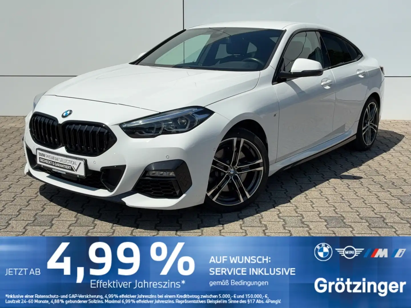 BMW 220 i Gran Coupé M Sport AUT+HIFI+SHZ+PARKASS+ Weiß - 1