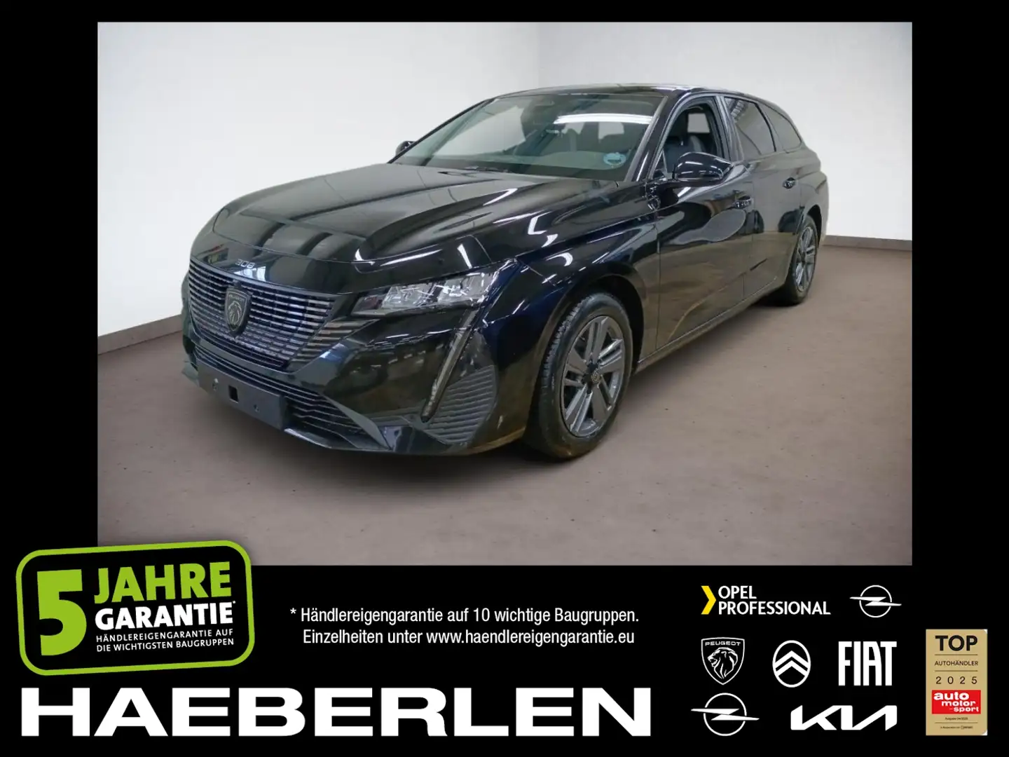 Peugeot 308 1.2 PureTech 130 SW Allure ACC+LED+Navi+SHZ Schwarz - 1