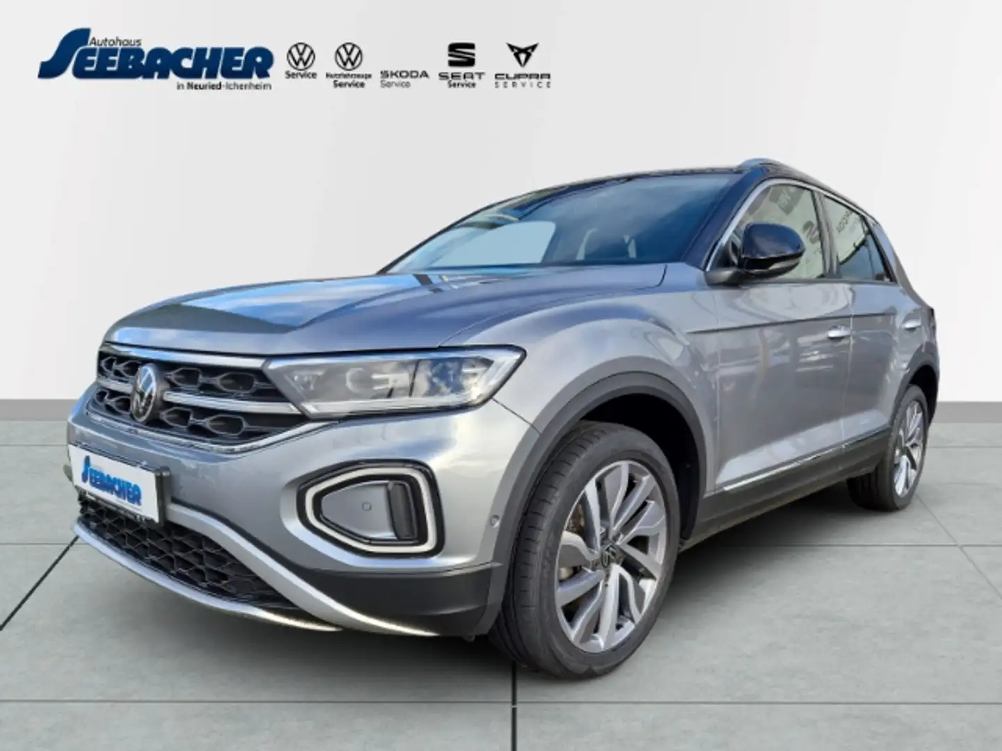 Volkswagen T-Roc *Style* 1,5 TSi DSG *LED*Panoramadach*AHK*Navi* Argent - 1