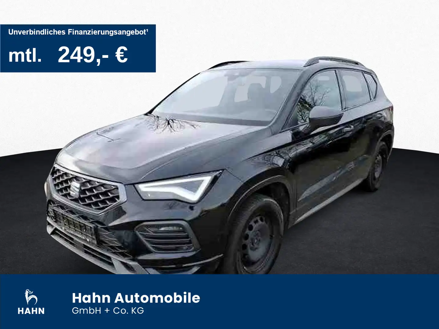 SEAT Ateca 2.0TDI DSG 4Drive FR LED AHK Navi CAM ACC Schwarz - 1