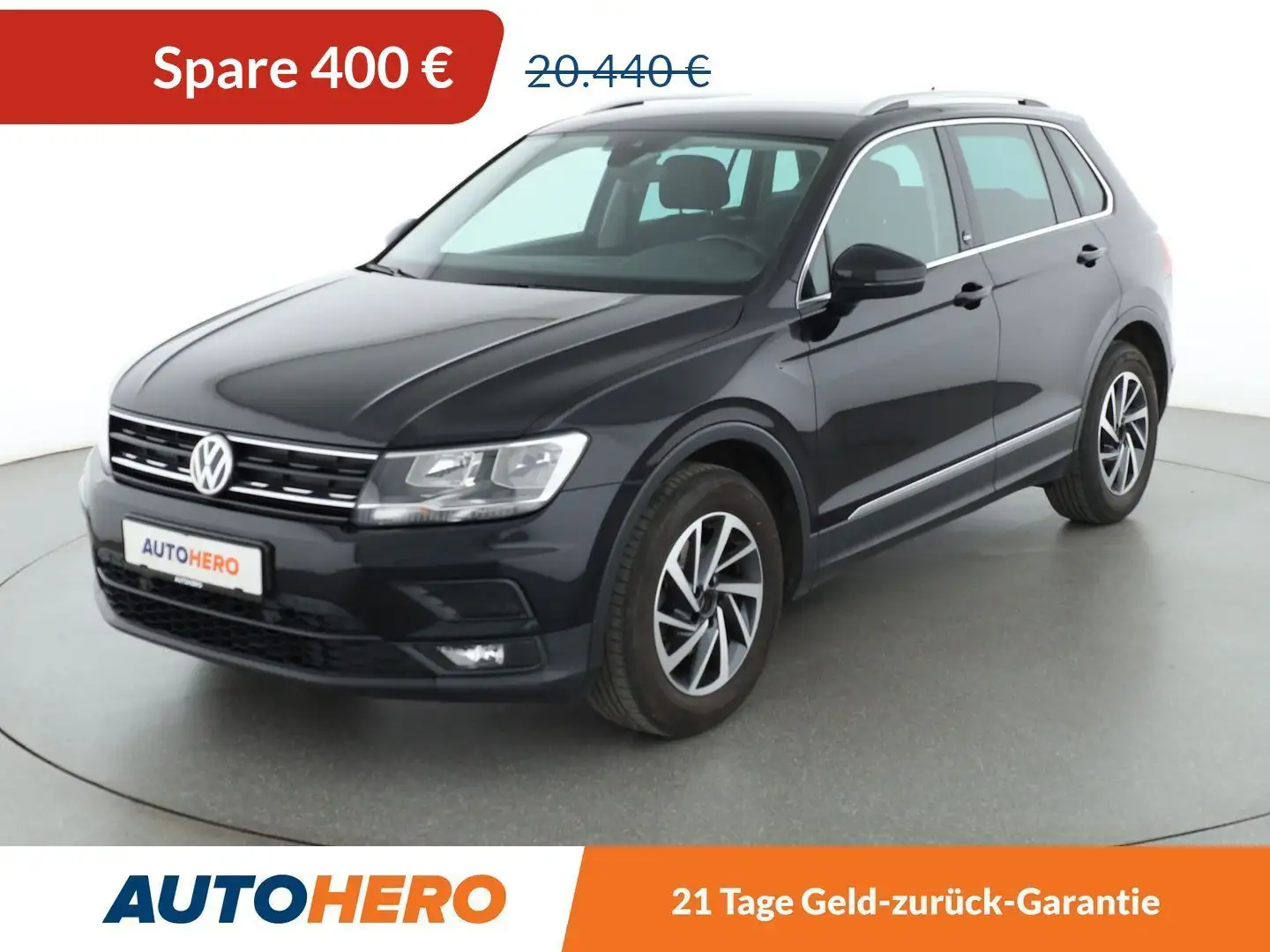 Volkswagen Tiguan 1.4 TSI ACT Sound BlueMotion Aut.*NAVI* Schwarz - 1